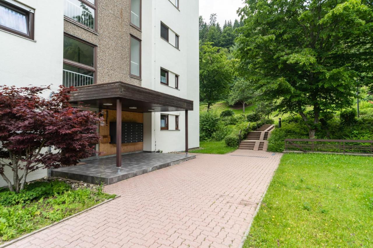 Schwarzwaldsuite Mit Panorama Waldblick Enzklösterle Kültér fotó