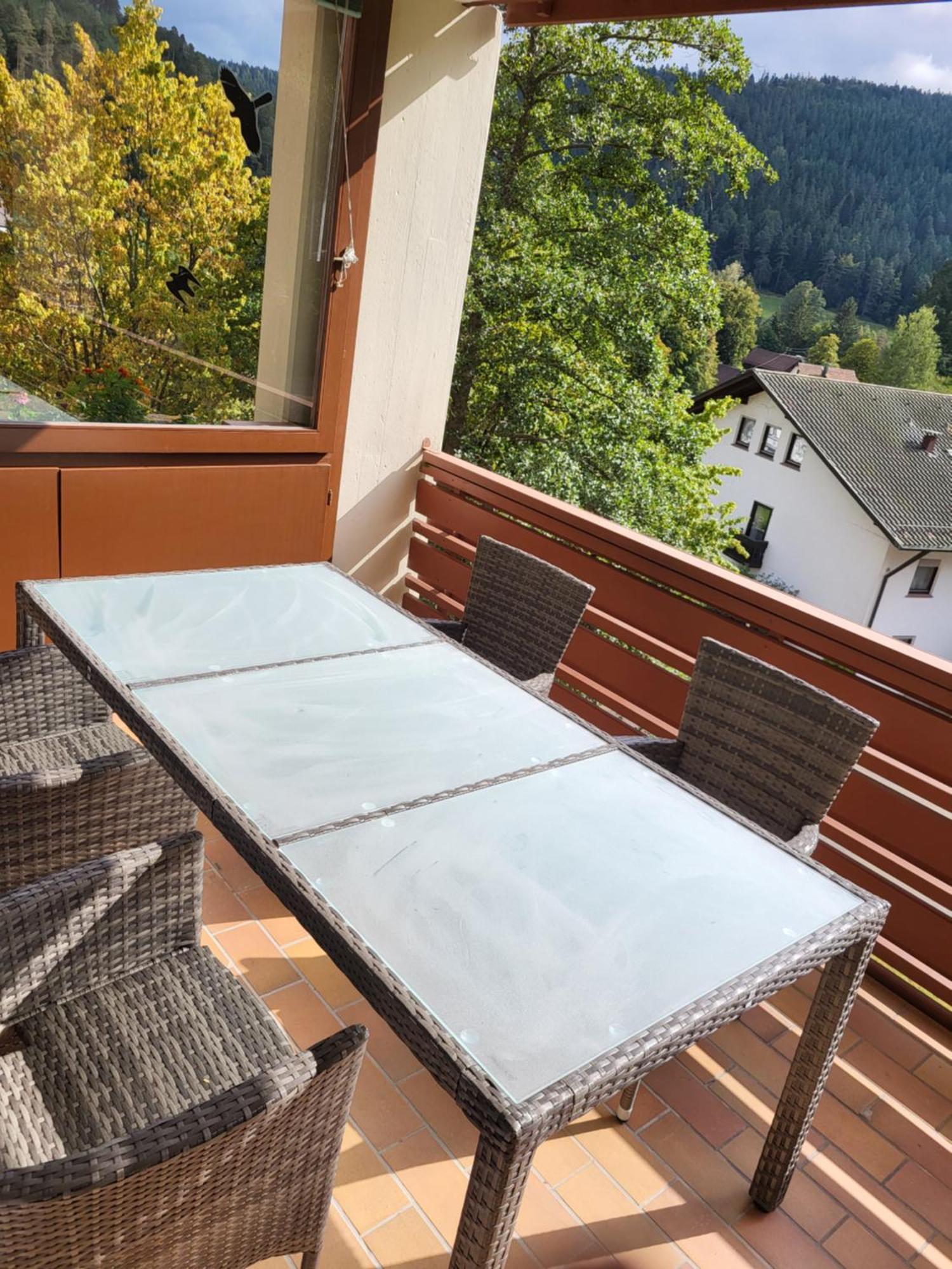 Schwarzwaldsuite Mit Panorama Waldblick Enzklösterle Kültér fotó